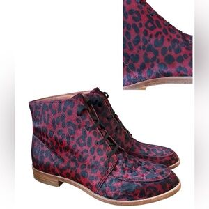 Marc by Marc Jacobs Cheetah Calf Hair Booties